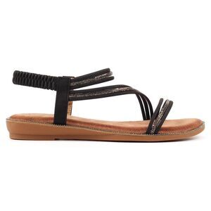 Lunar Womens/Ladies Aruba Sandals / Black